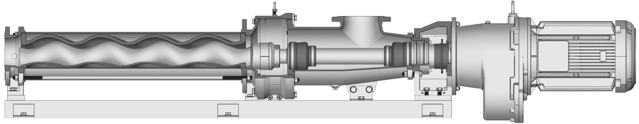 SEEPEX BNM maintain-in-place progressive cavity pump, a large standard pump fitted with smart maintenance solutions.