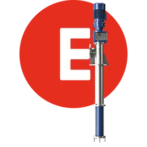 E - Semi-dränkbara pumpar