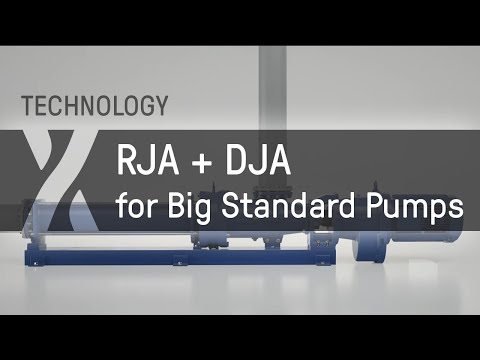 tecnologia de manutenção grandes bombas standard acesso à junta do rotor rja acesso à junta de acionamento dja